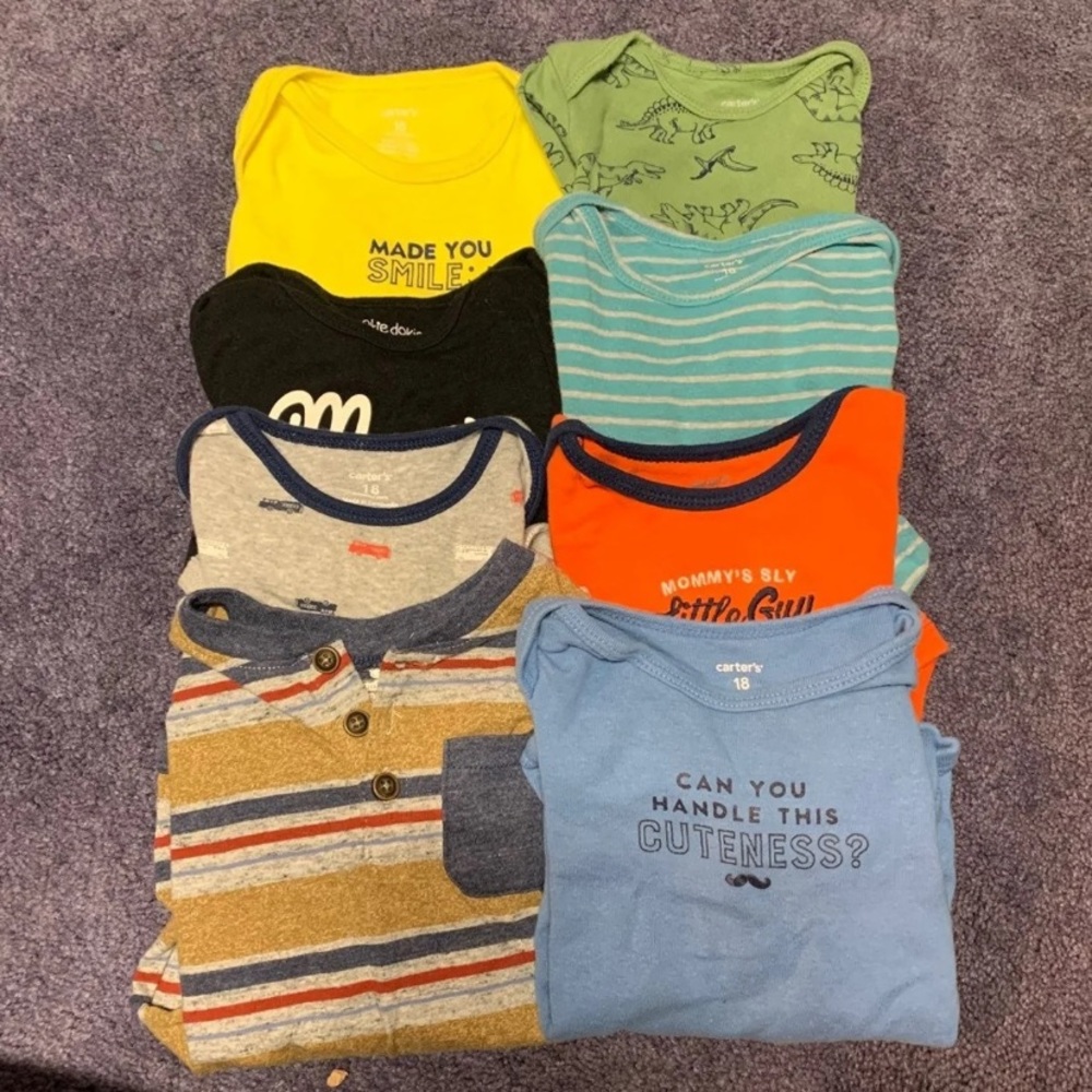 18 month long sleeve onesies